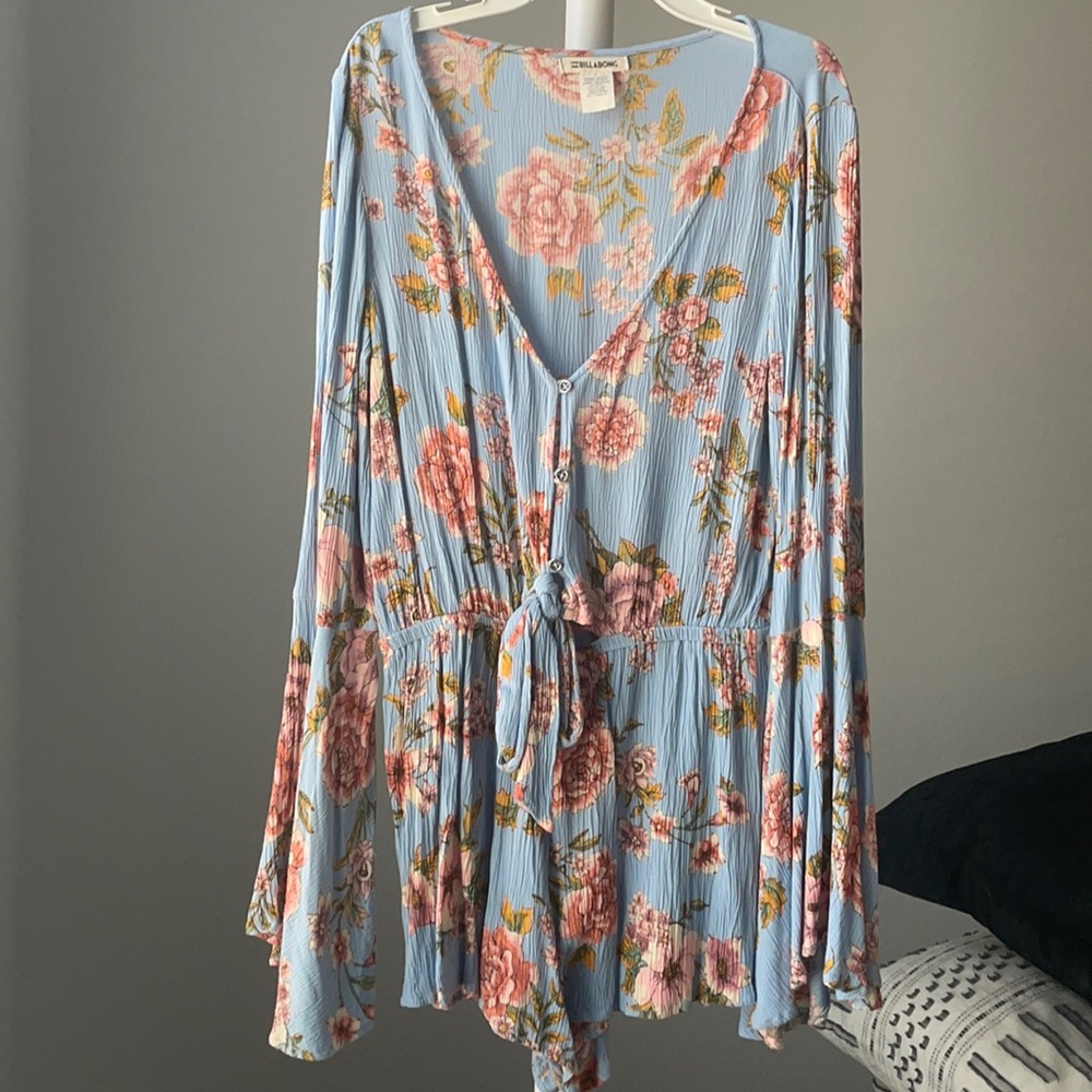 billabong floral romper